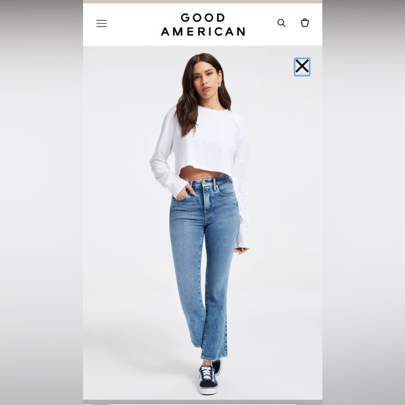 Good American Good Legs Straight jeans - Picture 4 of 4